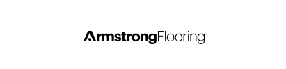 The armstrong flooring logo is on a white background.