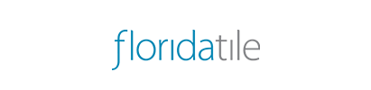 The word floridatile is written in blue on a white background