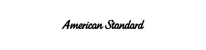 The american standard logo is on a white background.