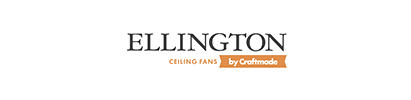 A logo for ellington is shown on a white background