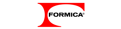 The formica logo is red and black on a white background.