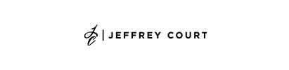 The logo for jeffrey court is on a white background.