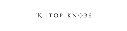 A logo for a company called top knobs