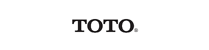 A black and white logo for toto on a white background.
