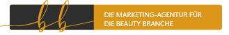 A logo for die marketing agentur fur die beauty branche