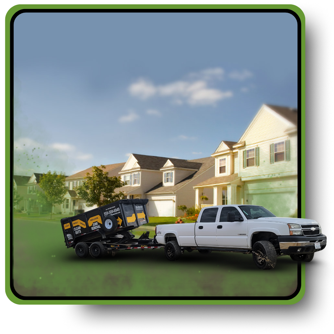 559 Junk Removal Truck in neighborhood