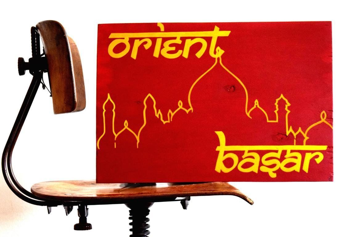 Schild handgemalt 