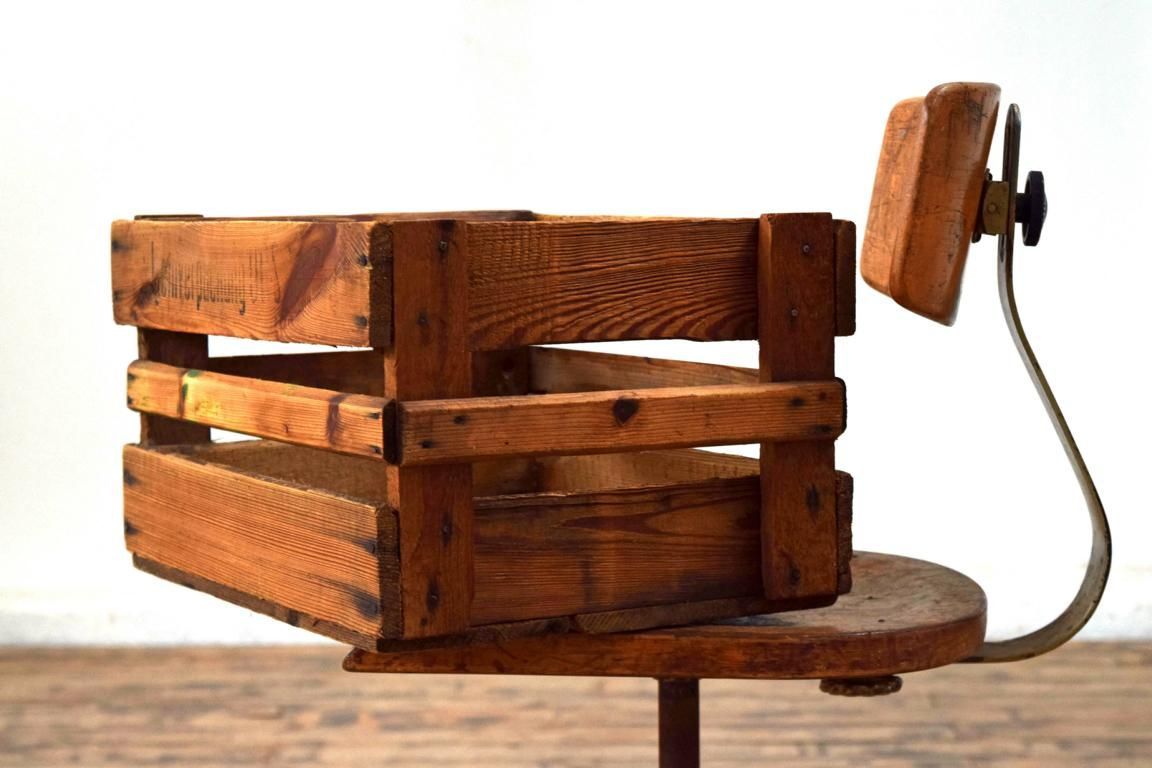 Kiste OGS Dresden Getränkekiste Holz Antik DDR Alt Vintage Obst Gemüse Holzkiste