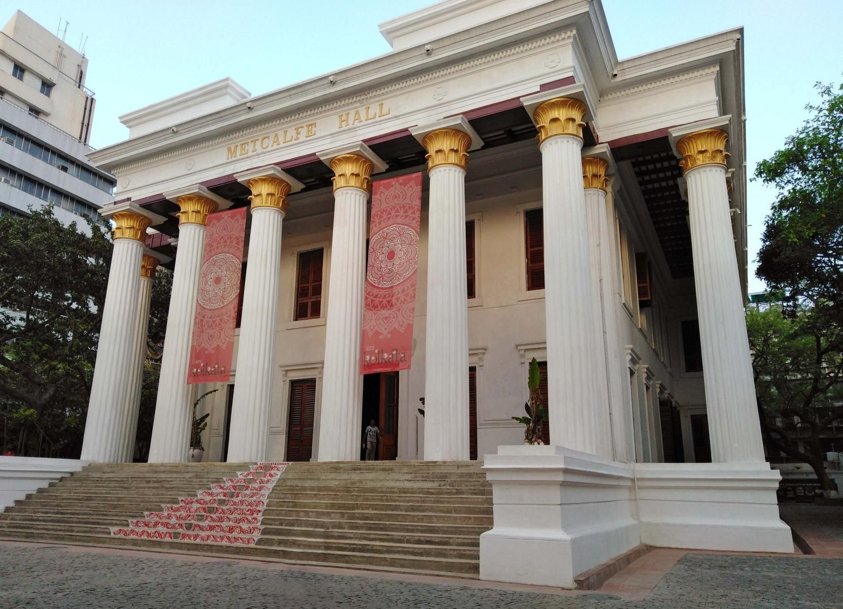 Gebäude Mwtcalfe Hall in Kalkutta