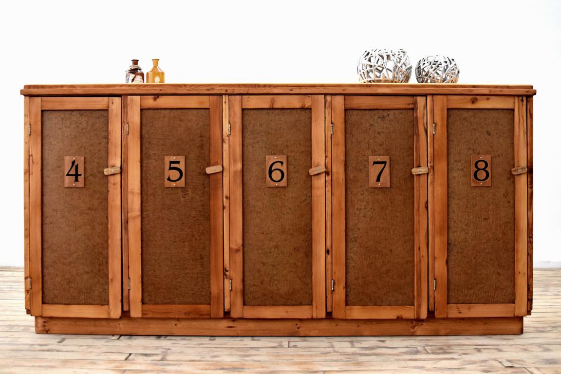 Sideboard IndustrieDesign Loft Bauhaus Antik Holz Vintage Kleiderspind Schrank Alt