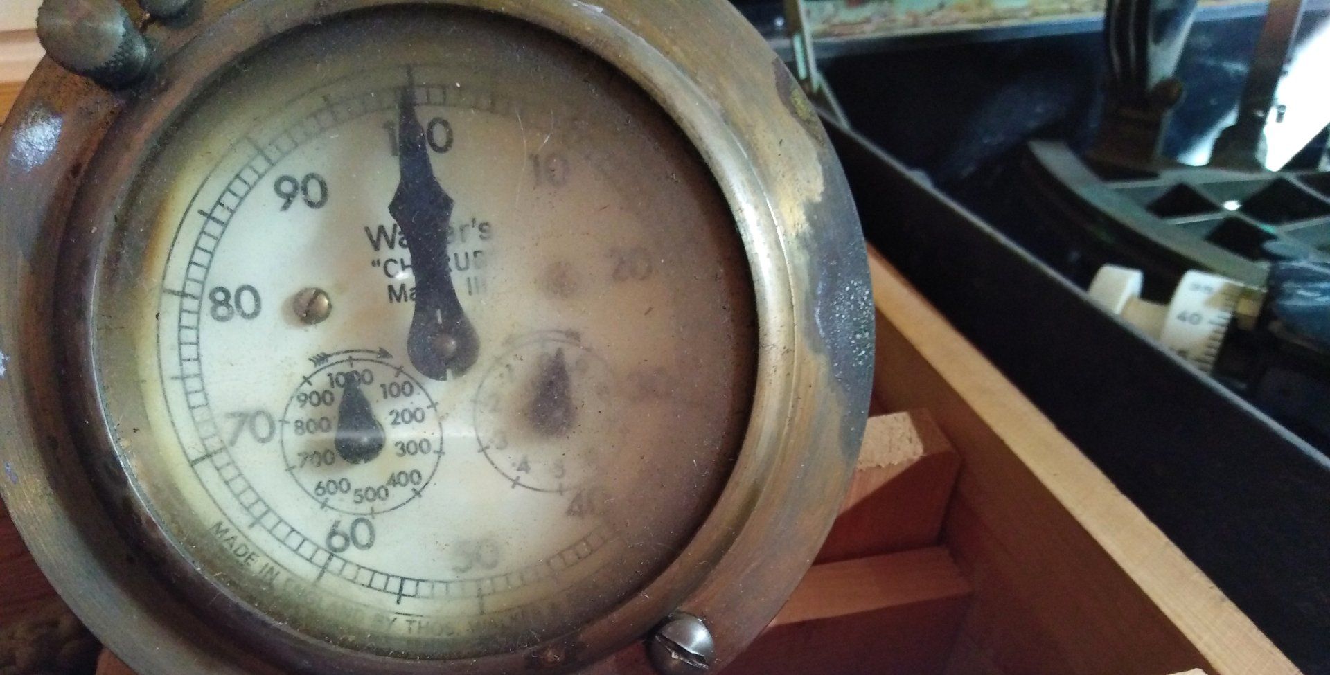 walkers cherub mark 3 Ship Log von der Abwrackwerft in Alang Indien
