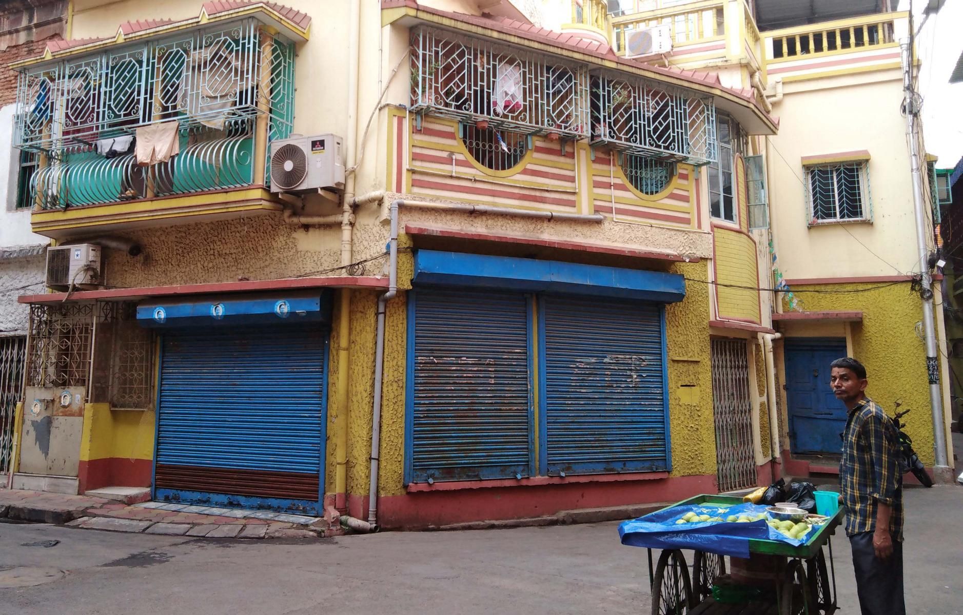 vergitterte Fenster in Kalkutta