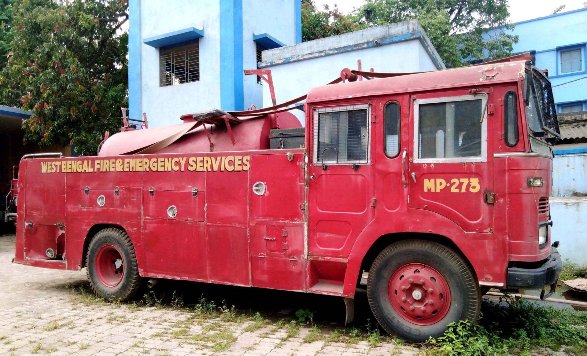 Feuerwehrauto in Kalkutta