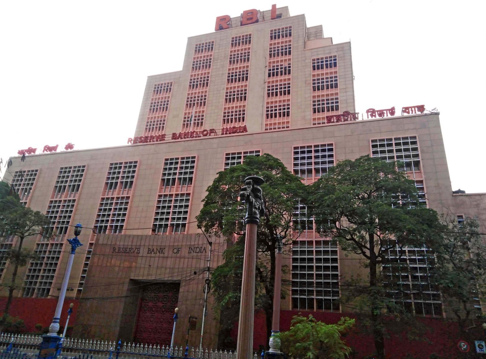 Gebäude der Reserve Bank in Kalkutta in sozialistischem Baustil