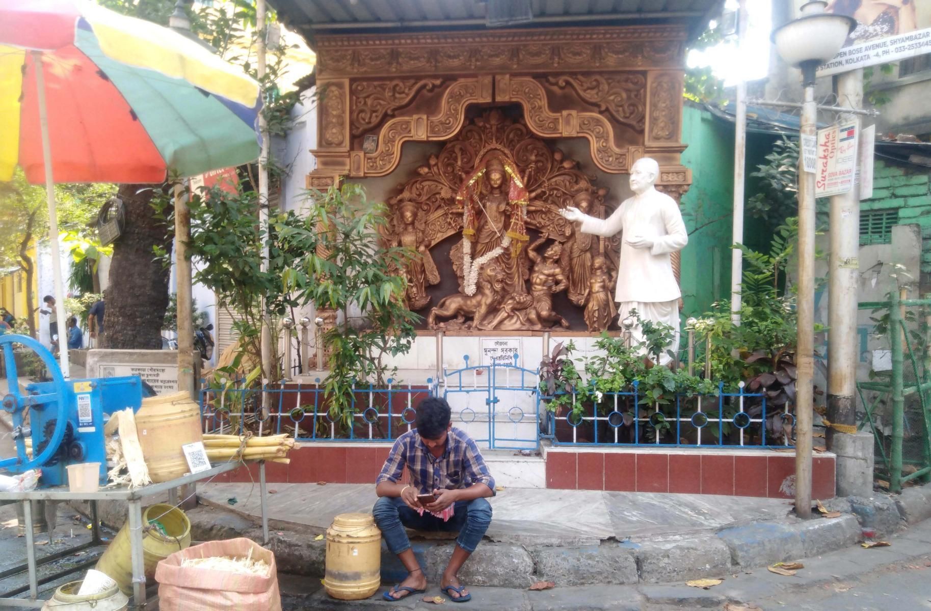 religöses Denkmal in Kalkutta