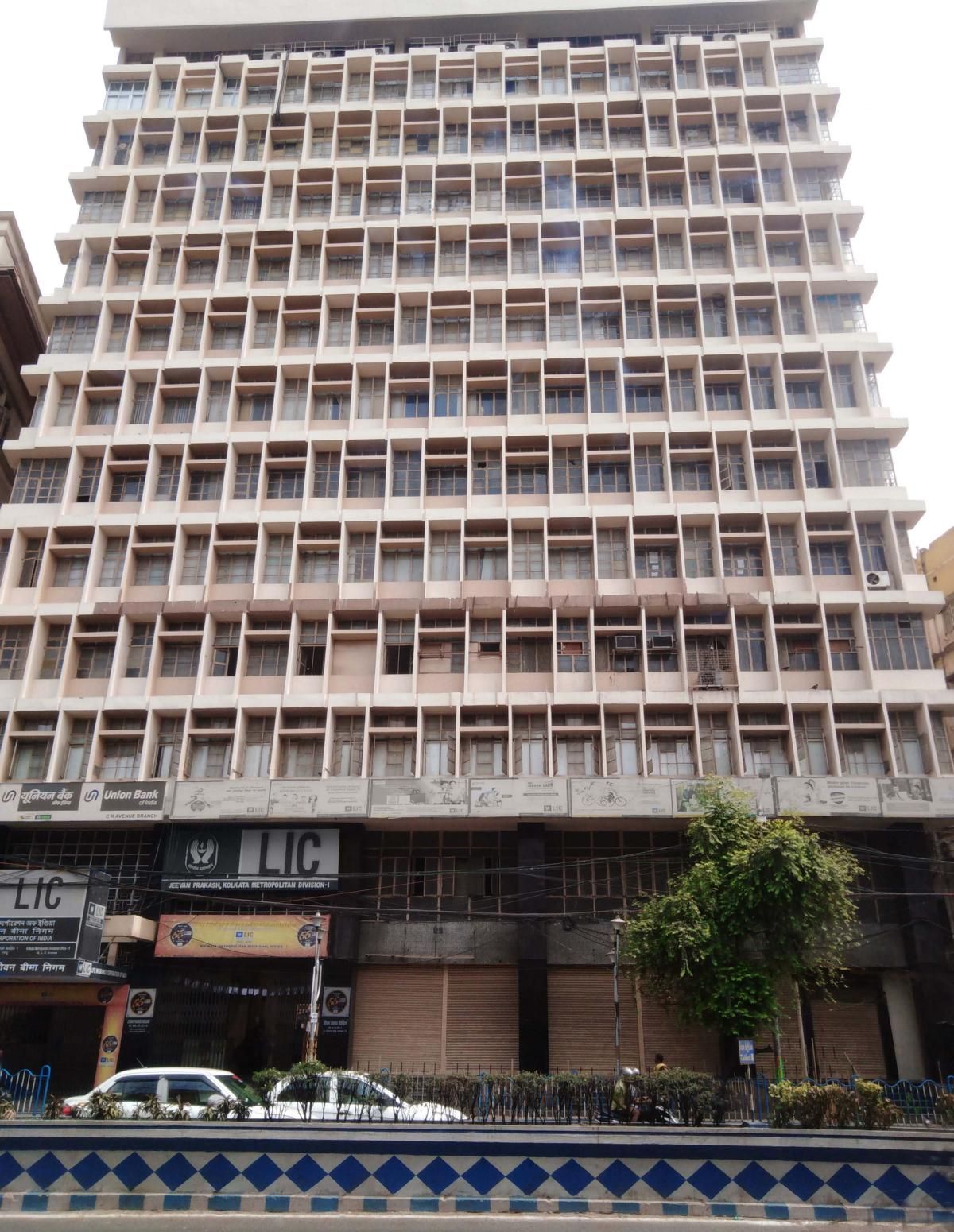 Gebäude in Kalkutta im Baustil der Sozialistischen Moderne