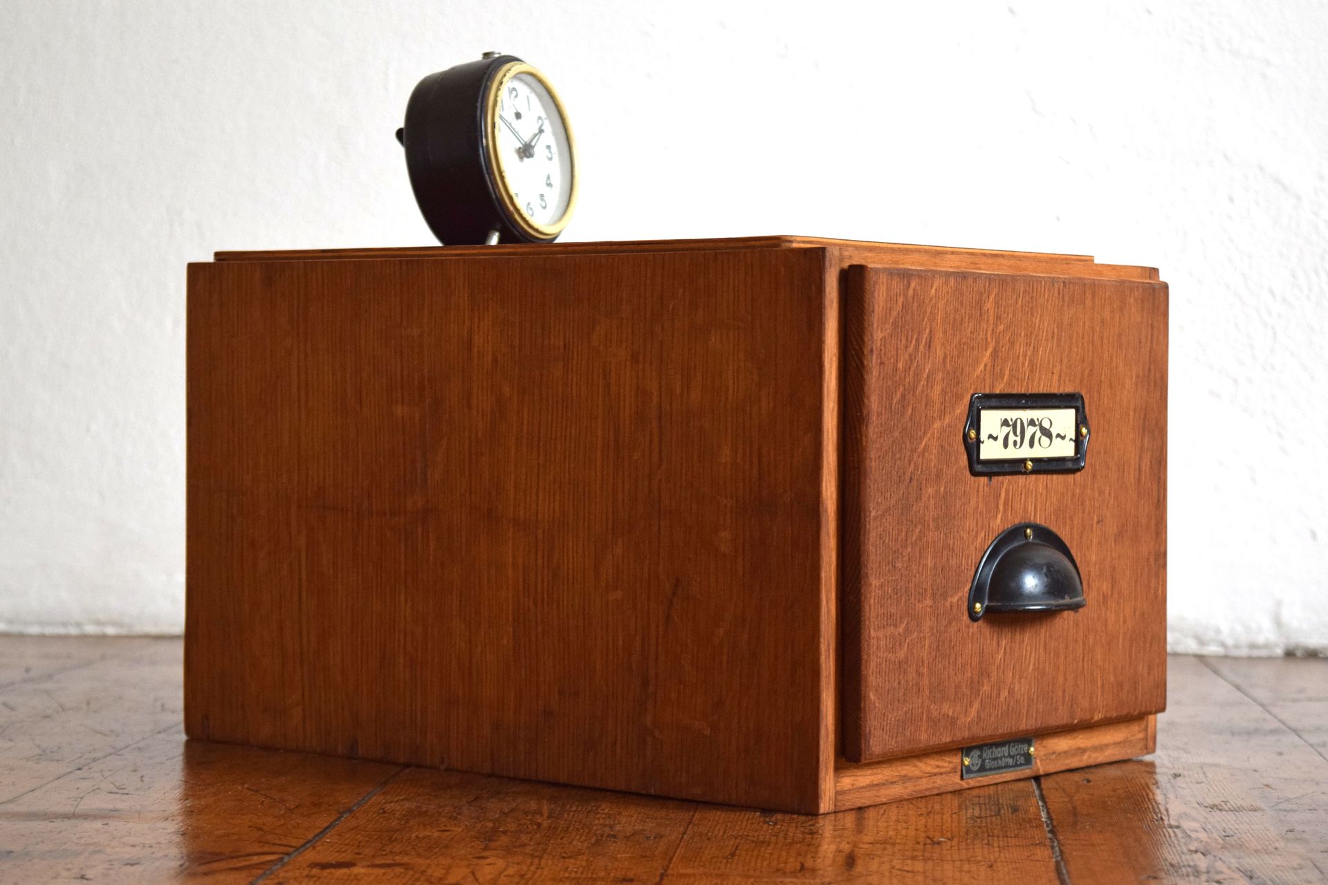 kleiner Schubladenschrank Antik Glashütte Uhrmacher Alt Vintage Schubladenschränkchen