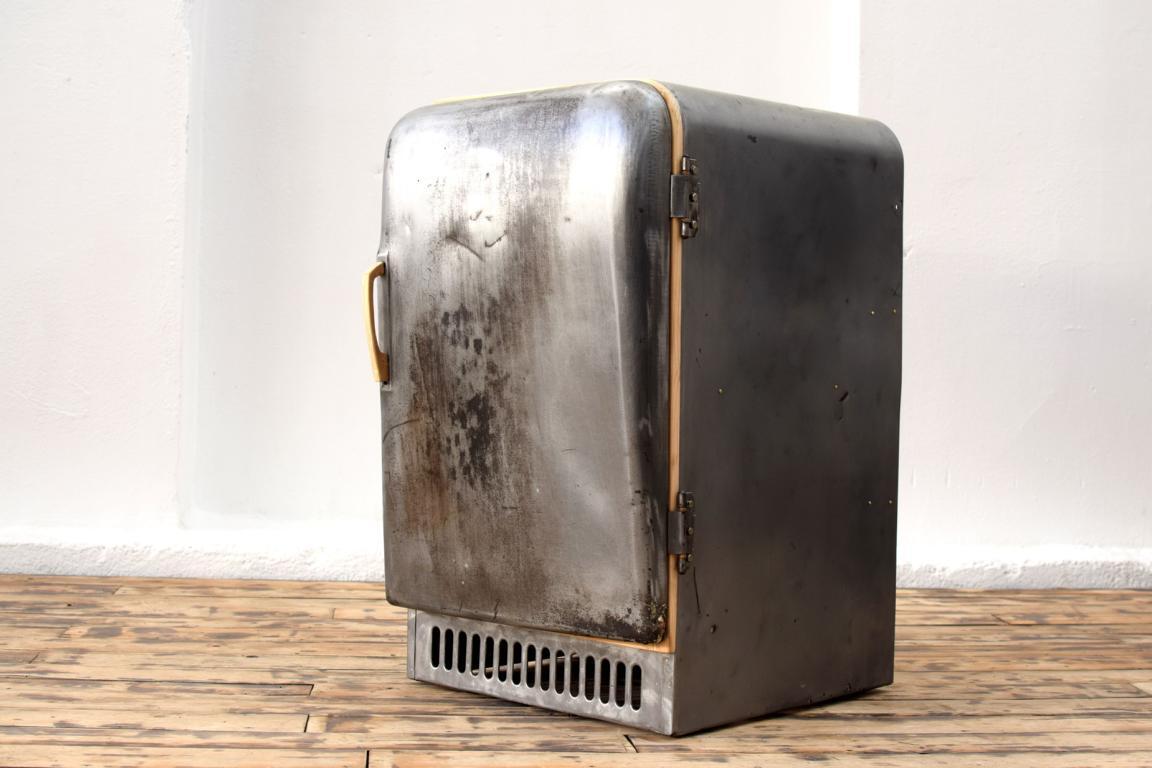 DDR Kristall Kühlschrank Barschrank Mid Century Alt Antik