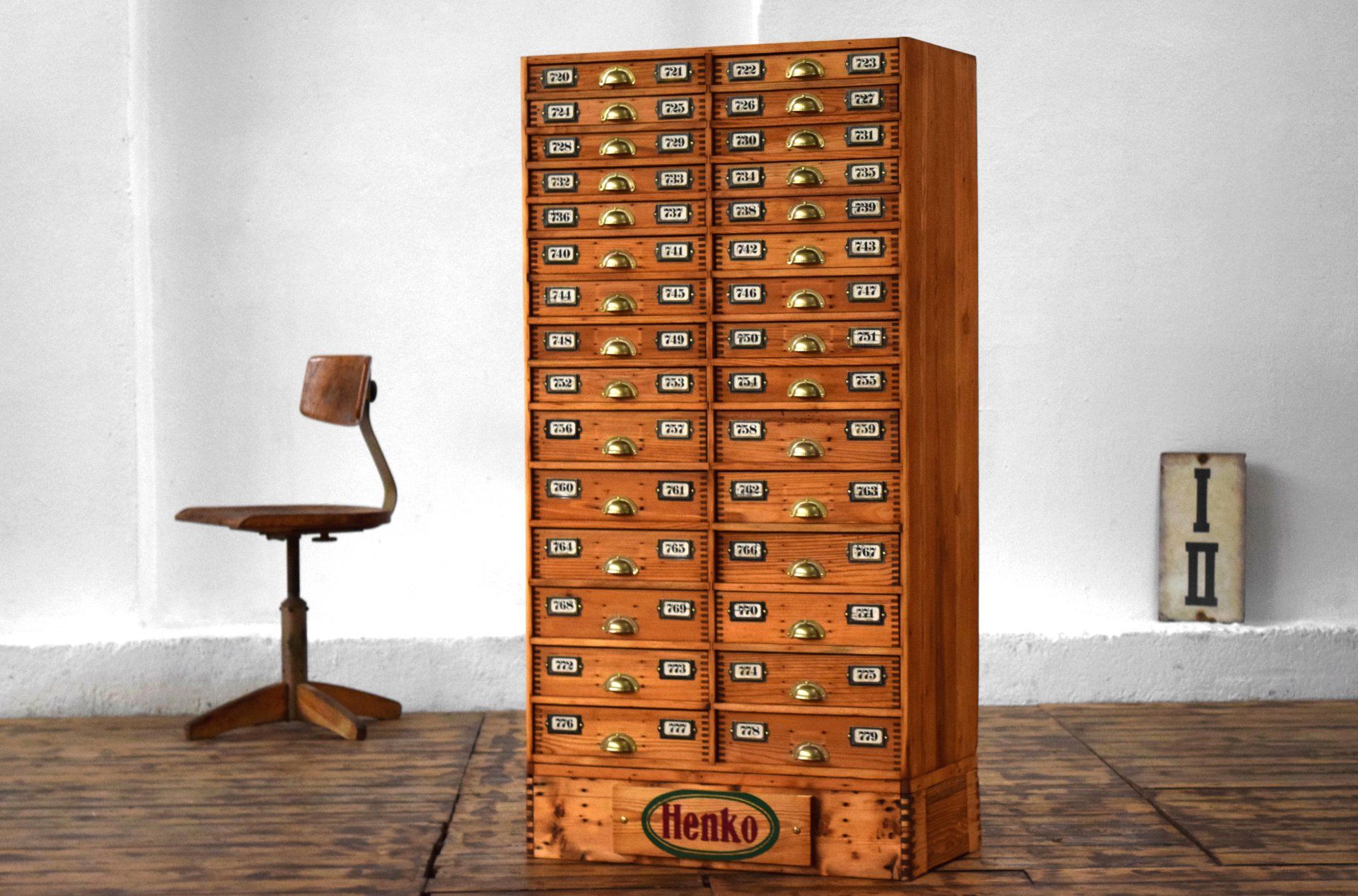 Schubladenschrank Alt Antik Vintage Holz