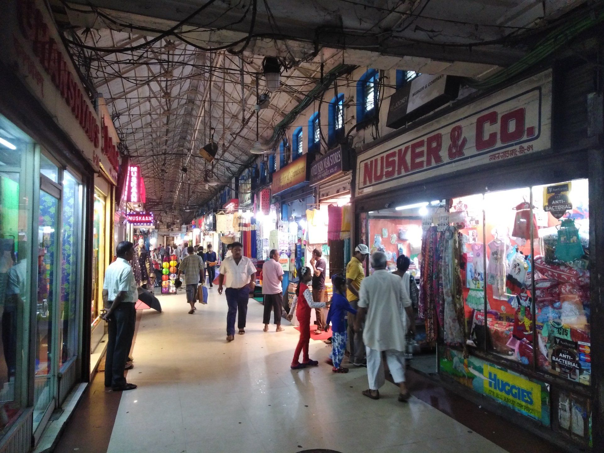 Nuskar $ Company New Market Kalkutta