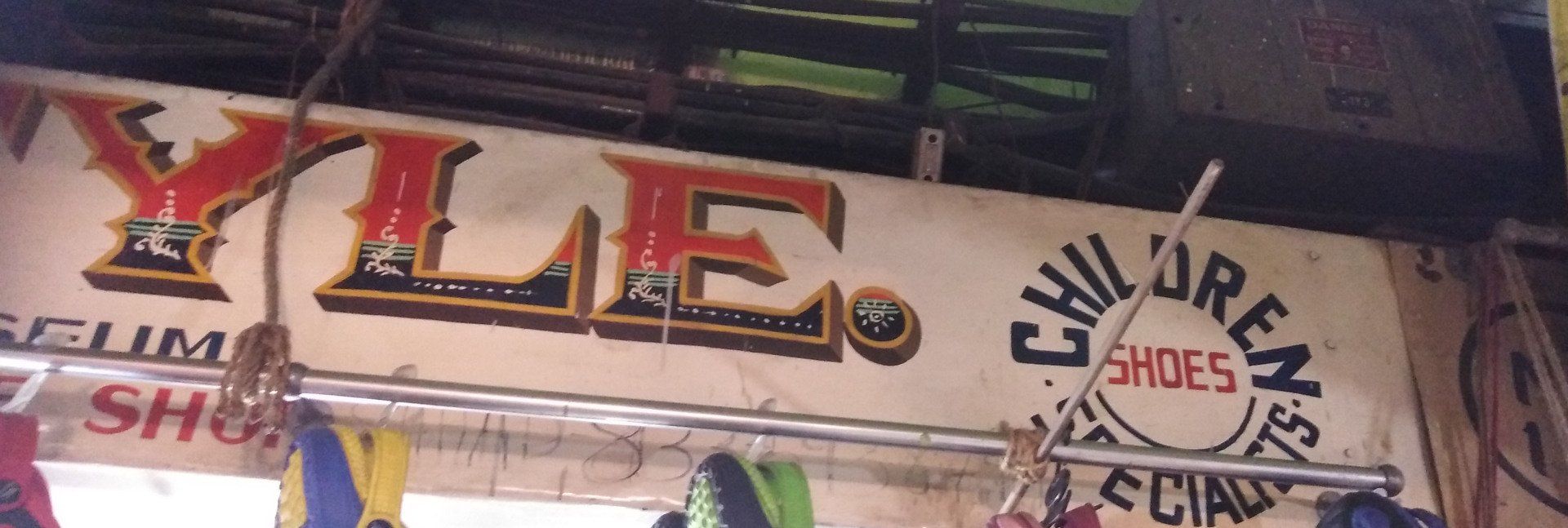 handgemaltes Ladenschild, Ok Style, New Market Kolkata West Bengal