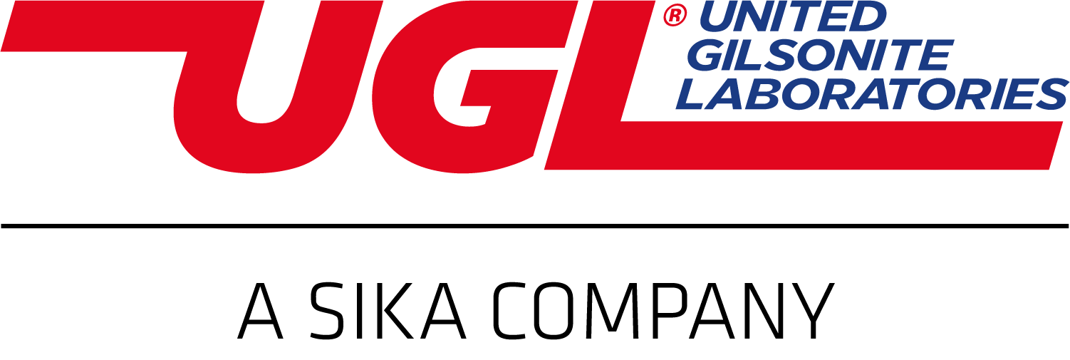 The logo for united gilsonite laboratories is a sika company