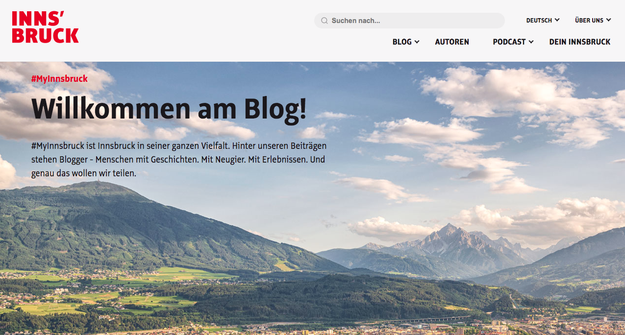 Blog-Seite erstellt von EDELWEISS Digital