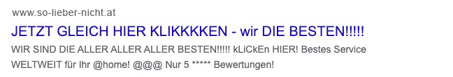 Google Ads - so besser nicht!