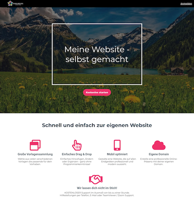 Website selbst erstellen auf der DIY Plattform meine-website.at Website selbst erstellen auf der DIY Plattform meine-website.at