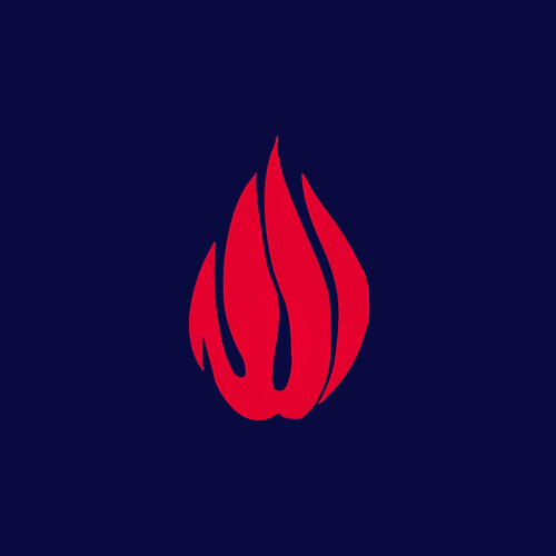Fielding's red flame logo.