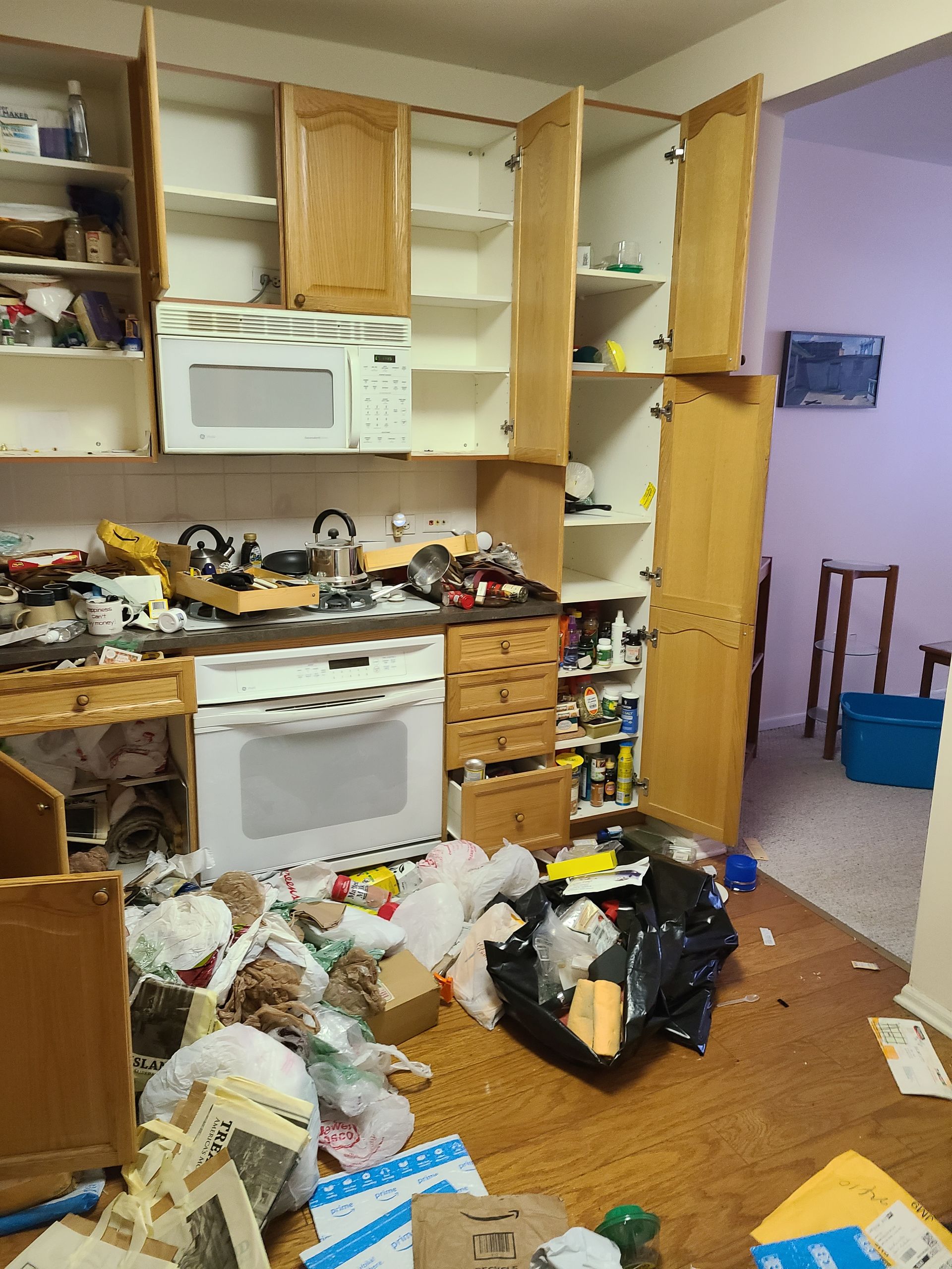Kitchen Junk Clean-out Before Picture in Chicago, IL