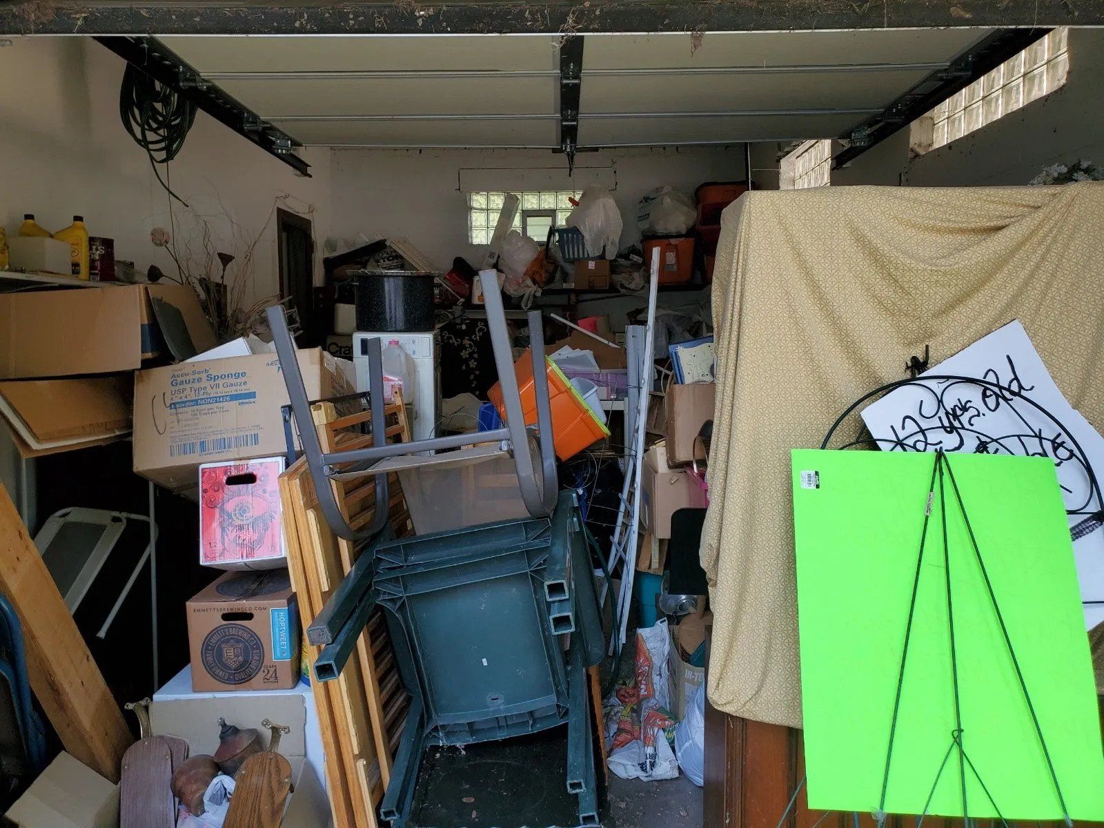 Garage Junk Removal — Chicago, Suburbs & Northwest Indiana — All Clear Clean Out & Junk Removal Services Garage Junk Removal — Chicago, Suburbs & Northwest Indiana — All Clear Clean Out & Junk Removal Services