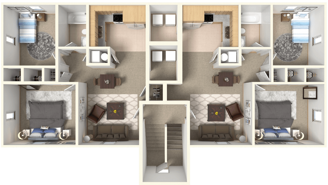 university gardens floorplan