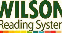 WILSON Reading System logo in green and black with a multicolor bar underneath