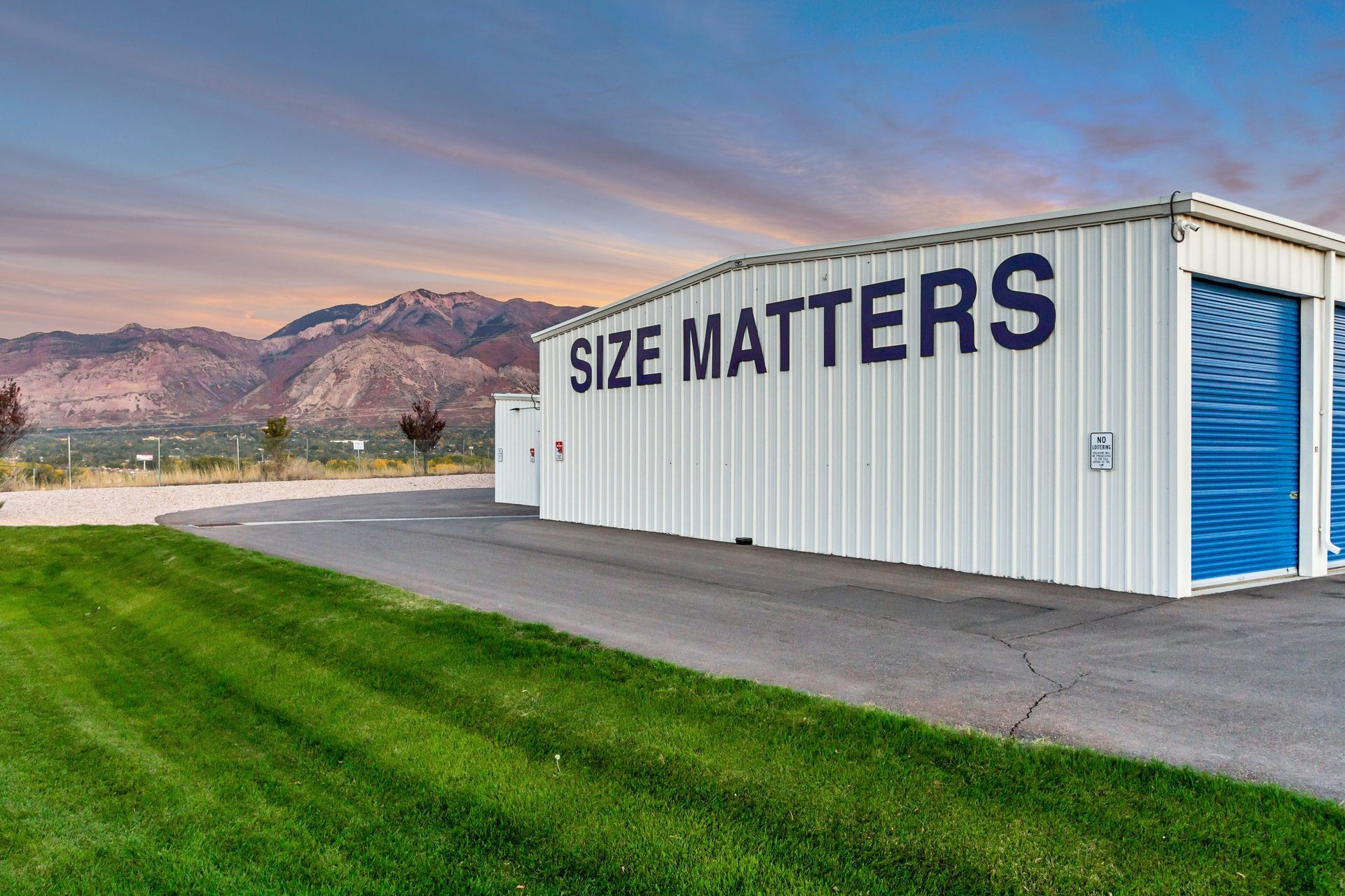 White storage units with 