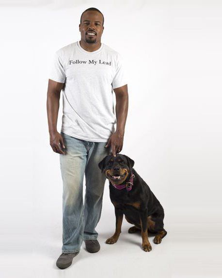 Raymond Turner With Her Dog