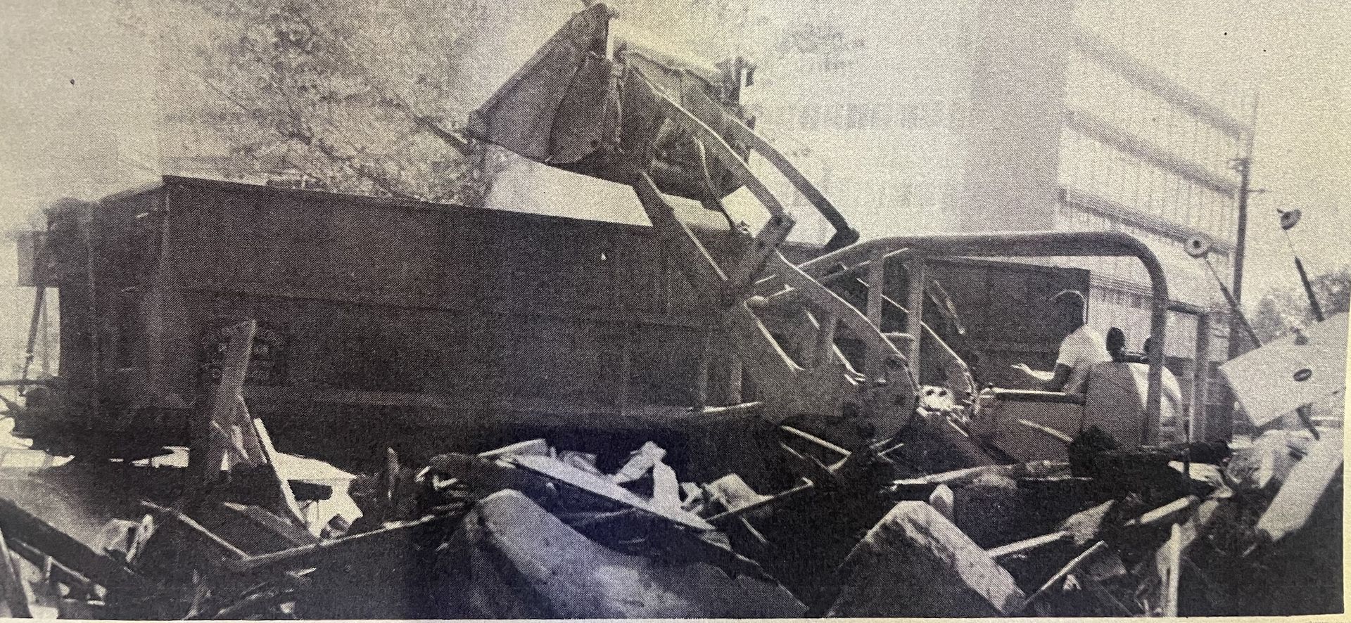 Black and White Photo of Truck Vehicle — Chicago, IL — Sterling Holloway Demolition 