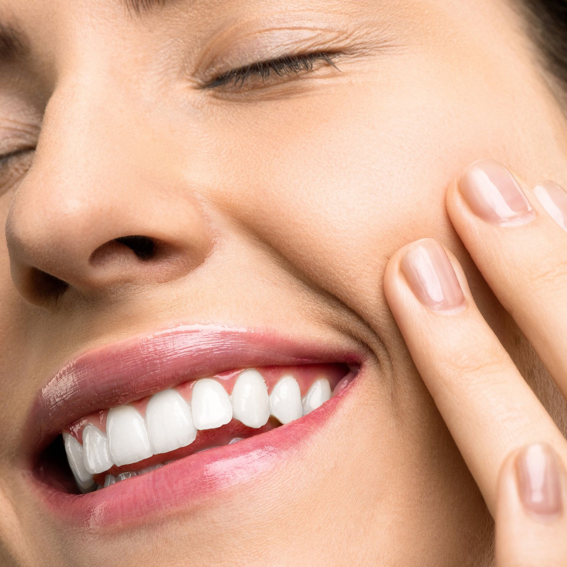 woman smiling
