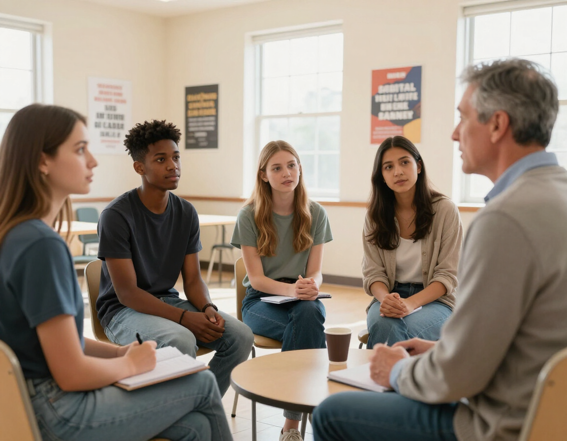 Community mentoring session