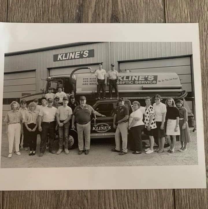 Klines Services Septic Company Employee Photo 1980s
