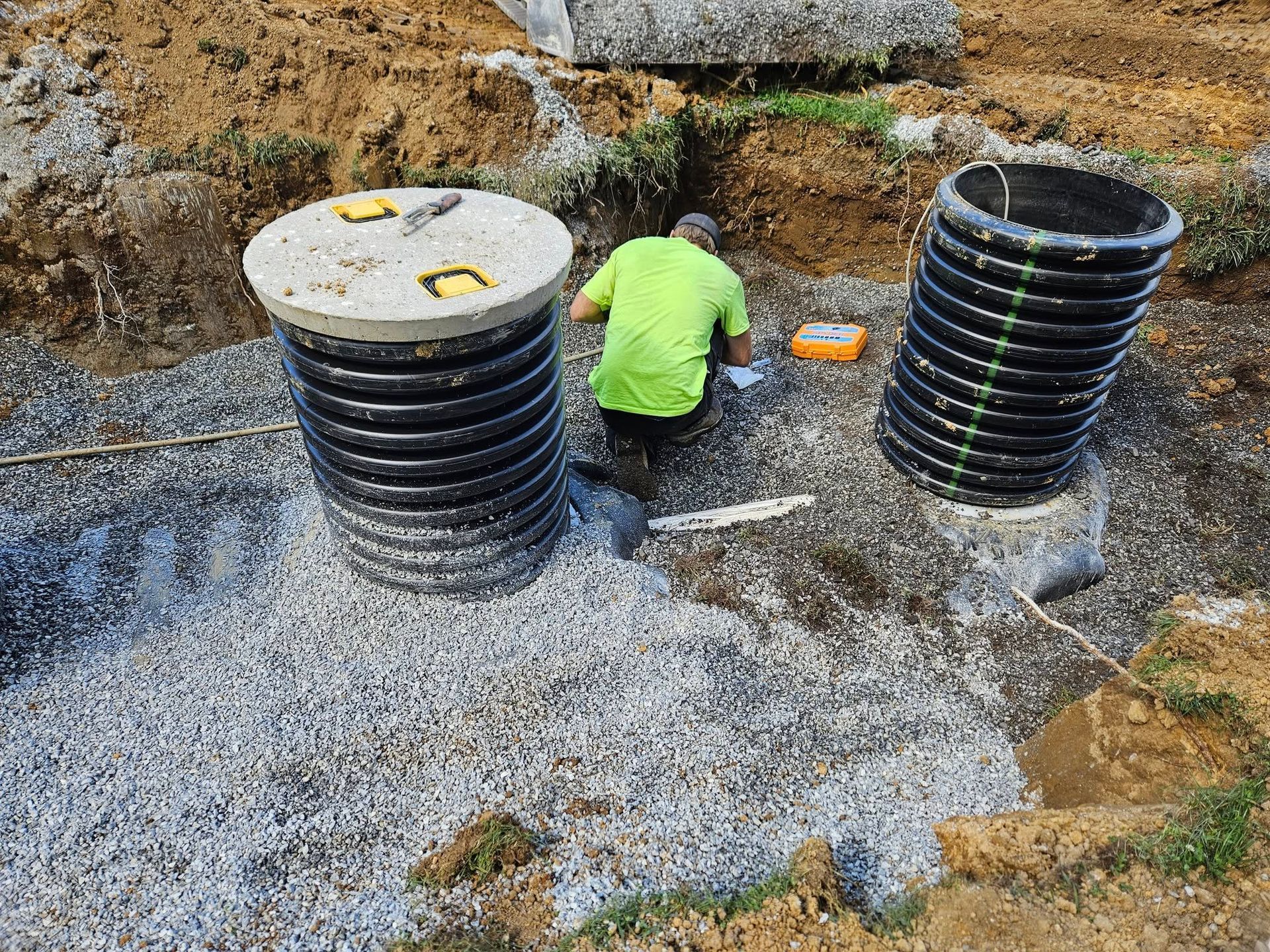 sewer system replacement John Kline Septic Services