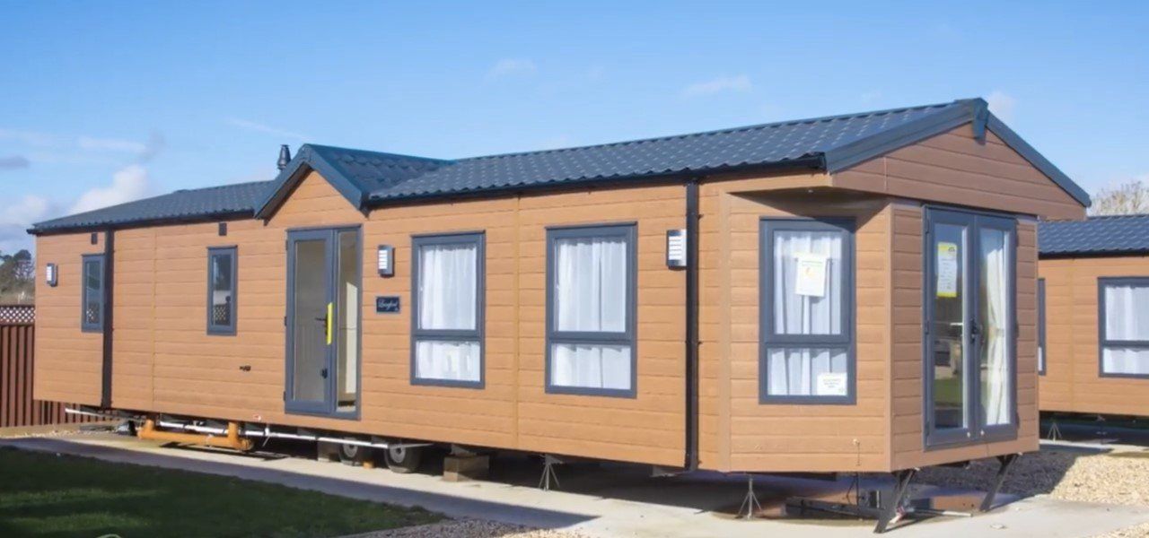 Delta Langford holiday lodge Delta Langford holiday lodge for sale Glentrool Camping and Caravan Site