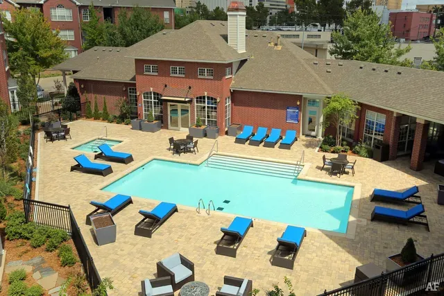 Outside pool shot