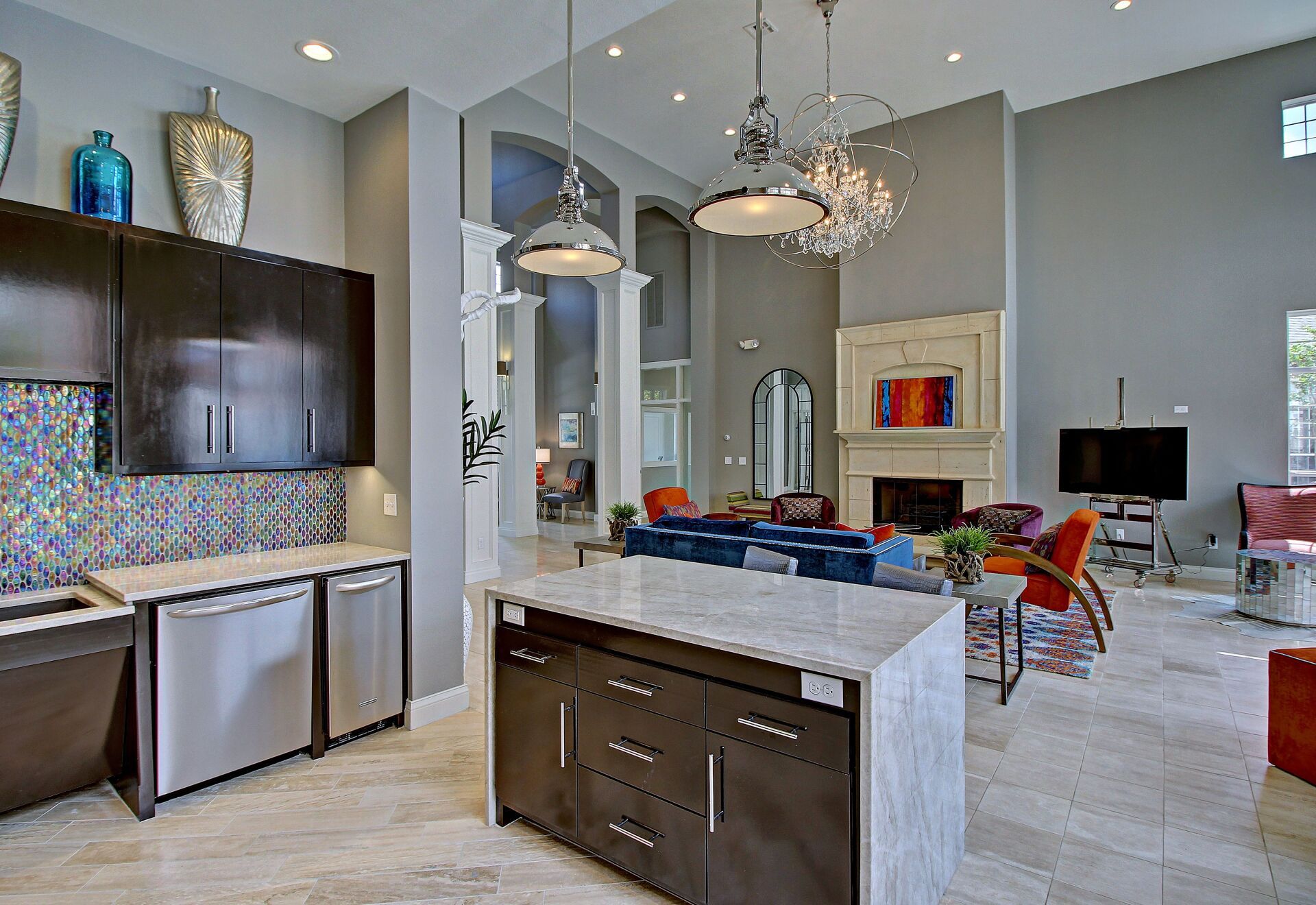 interior shot of clubhouse