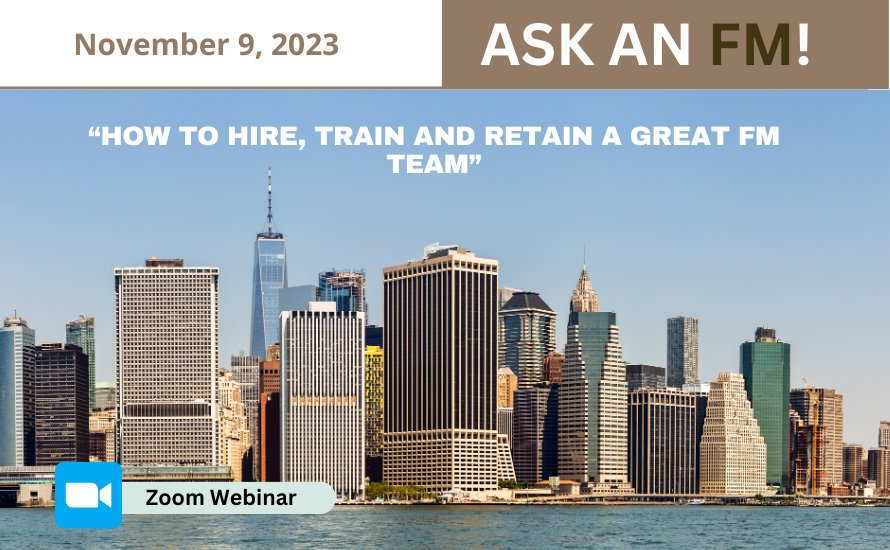 IFMA New Jersey Event Banner CFM Exam Prep Boot Camp