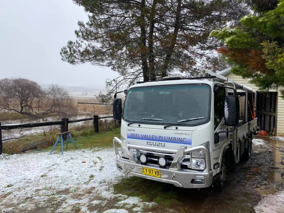 A Close Up of a Gutter on the Side of a Building — Peel Valley Plumbing In Hillvue, NSW