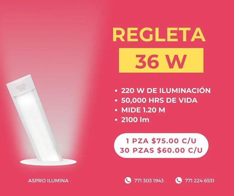ASPRO ILUMINA - Regleta