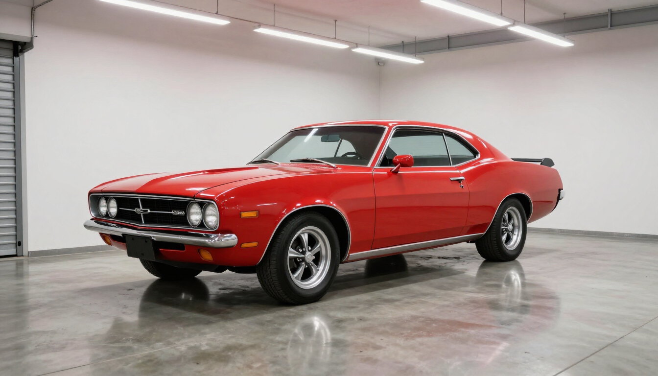 Classic car in a clean Reno storage unit