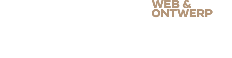 Een witte achtergrond met de woorden Helder web & ontwerp erop