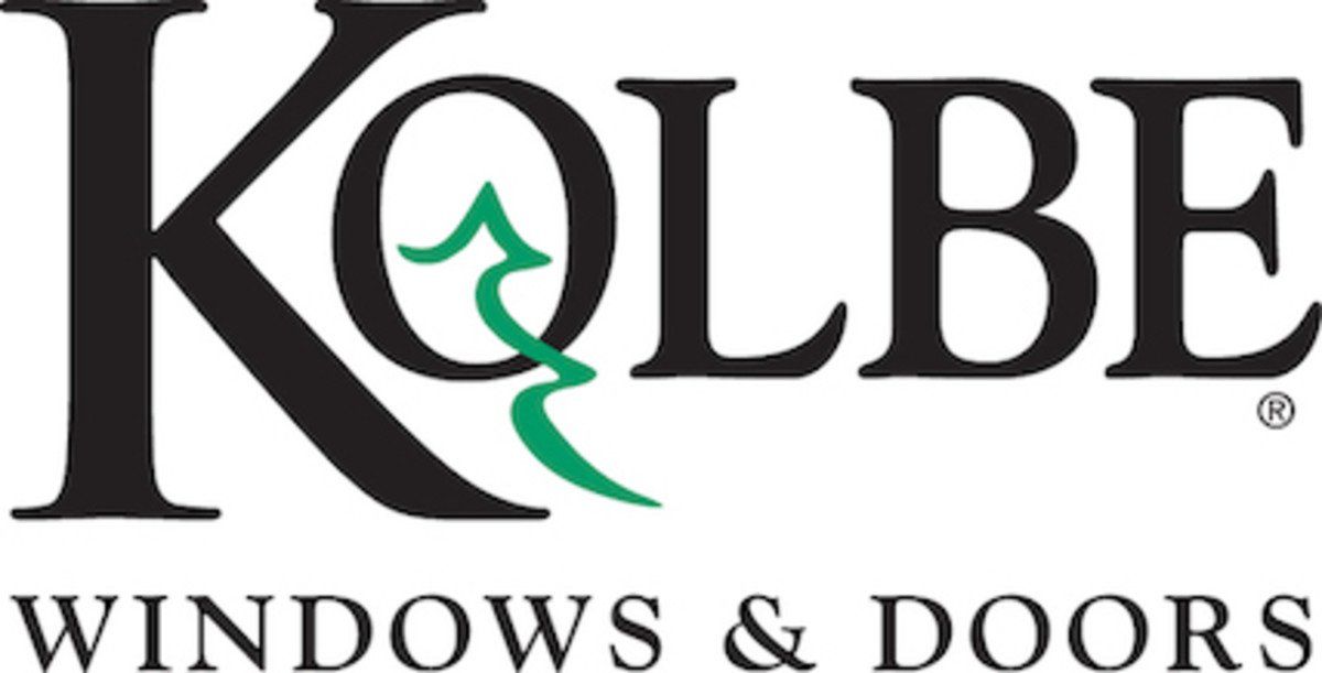 A kolbe windows and doors logo on a white background